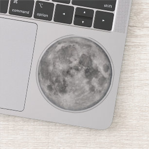 Moon Foto Aufkleber