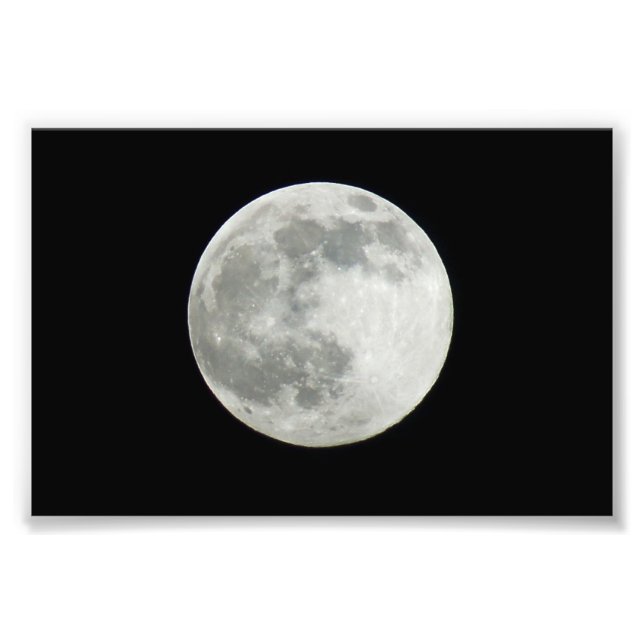 Moon Foto Print (Vorne)