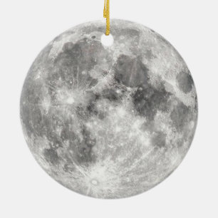 Moon Fotograf Keramik Ornament