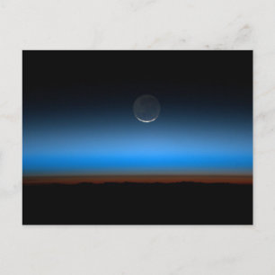 Moon From Space Postcard Postkarte