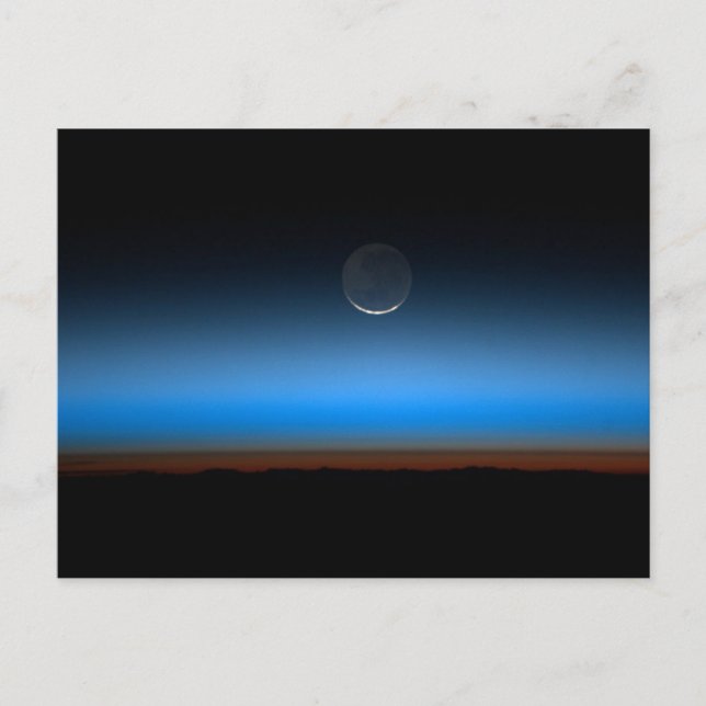Moon From Space Postcard Postkarte (Vorderseite)