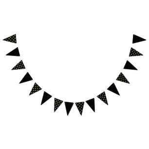 Moon Glow Party Banner (schwarz & weich gelb)