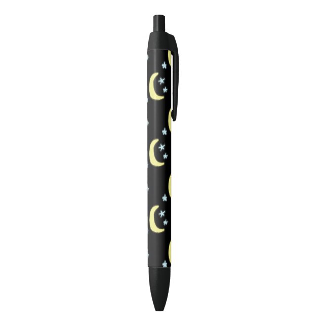 Moon Glow Pens (schwarz & weich gelb) Kugelschreiber (Unterseite (Vertikal))