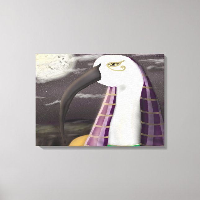 Moon God Thoth Leinwand Art (Vorderseite)