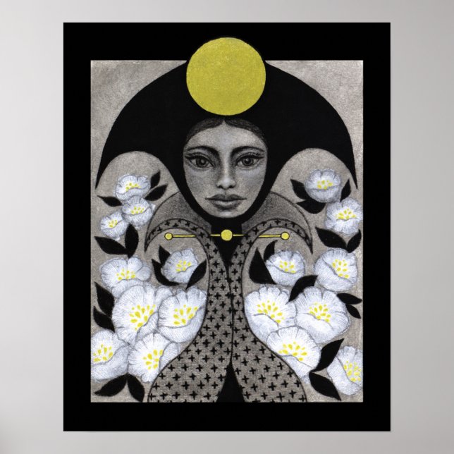 Moon Goddess Archival Print (Matte) Poster (Vorne)