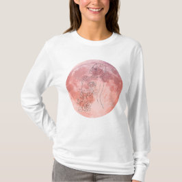 Moon Goddess Celestial Art – Soft Feminine Energy T-Shirt