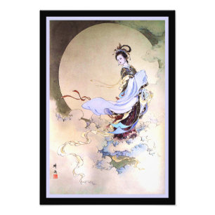 Moon Goddess Chang Foto Print