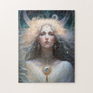 Moon Goddess Fantasy Art Puzzle