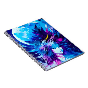 Moon Goddess japanische Fantasie Notizblock