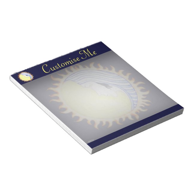 Moon Goddess Notizblock (angewinkelt)