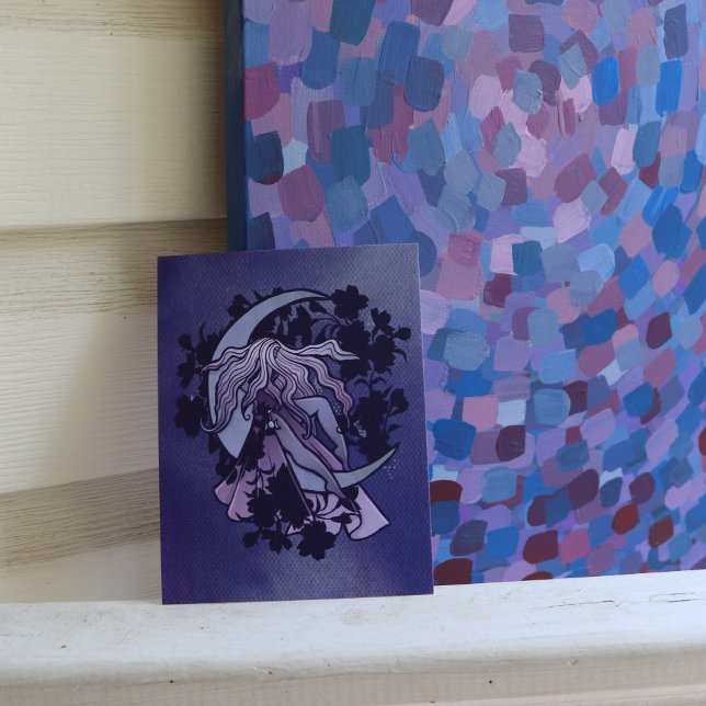 Moon Goddess Postkarte (Von Creator hochgeladen)