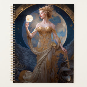 Moon Goddess Queen Fantasy Art Planer