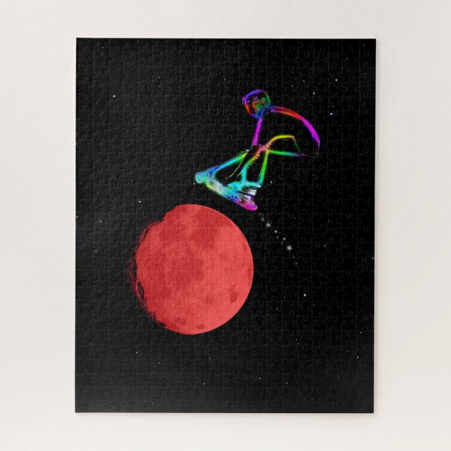 Moon Grabber - Stunt Scooter Rider Puzzle (Vertikal)