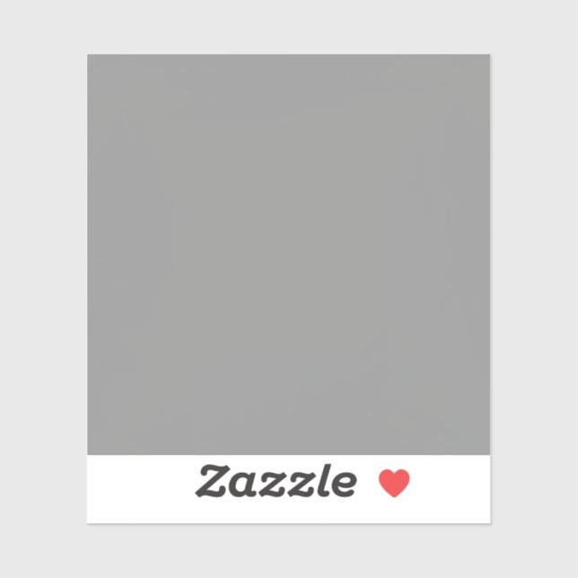 Moon Gray Solid Color Aufkleber (Blatt)