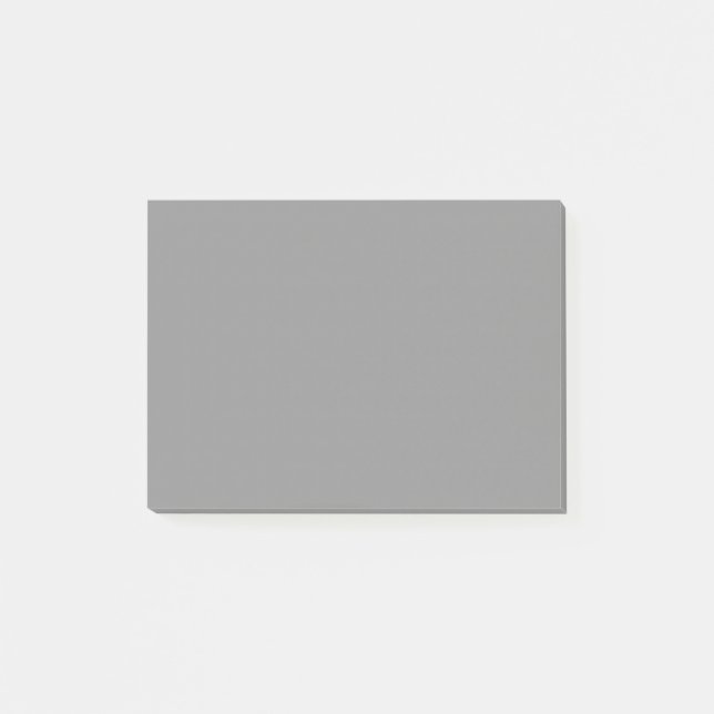 Moon Gray Solid Color Post-it Klebezettel (Vorderseite)