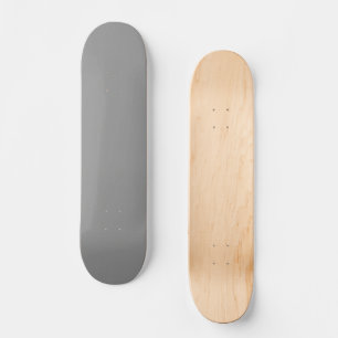 Moon Gray Solid Color Skateboard