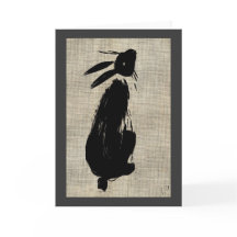 Moon Hare Grußkarte