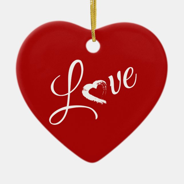 Moon Heart Ornament (Vorne)