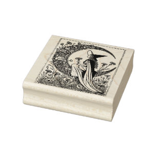 Moon Hexe Gummistempel