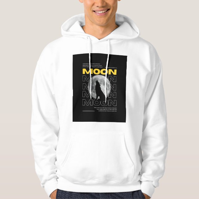 Moon Hoodie (Vorderseite)