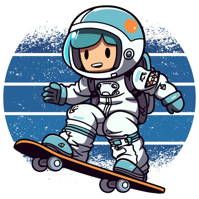 Moon Hopper Poster ( Riding Comets to Explore Fantastical Realms!)