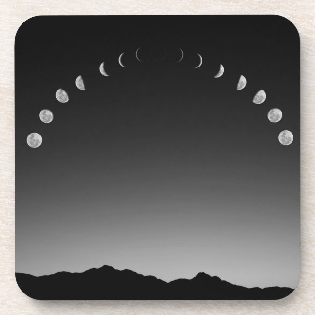 Moon Infinity Phase Untersetzer Sets (Vorderseite)