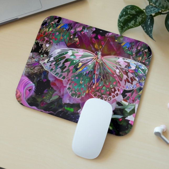 Moon Influence Butterfly Mousepad (Von Creator hochgeladen)