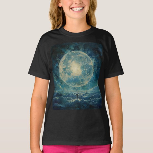 Moon ist ein Spiegel T-Shirt (Vorderseite)