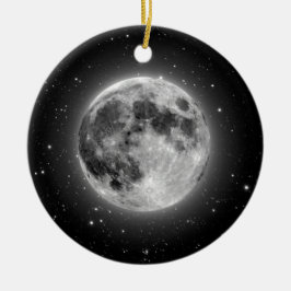Moon Keramik Ornament