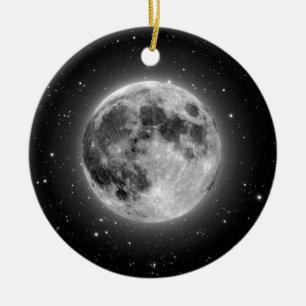 Moon Keramik Ornament