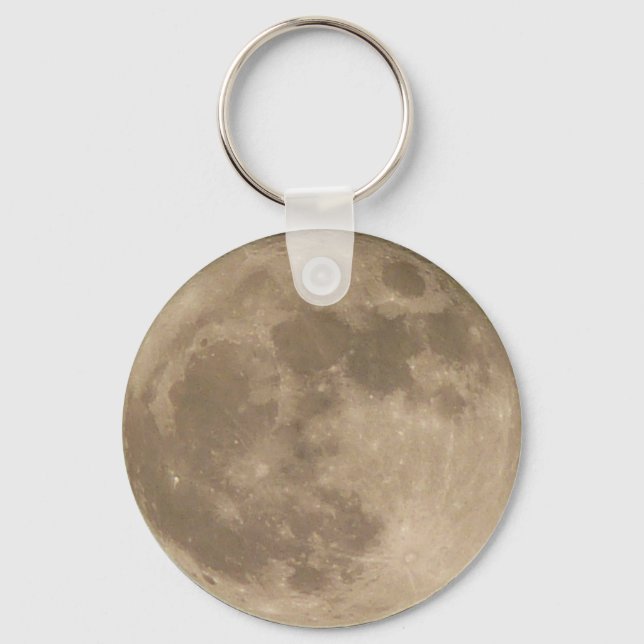 Moon Key Chain Romantic Astrologischer Mondgeschen Schlüsselanhänger (Vorderseite)