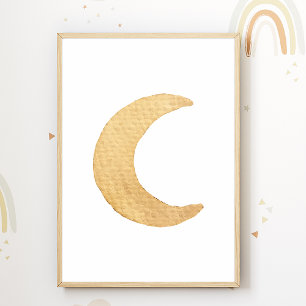 Moon Kinderzimmer Poster Boho Kinder Zimmerdekor