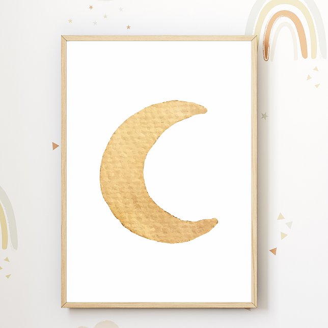 Moon Kinderzimmer Poster Boho Kinder Zimmerdekor (Von Creator hochgeladen)