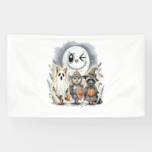 Moon Knight Waschbär Halloween Banner