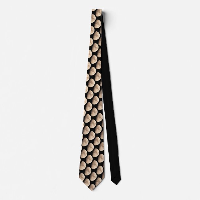Moon Krawatte Moon Neckties Geeignete Mondgeschenk (Vorderseite)