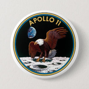 Moon Landing 50 Jahre Jubiläum Apollo 11 Mission Button