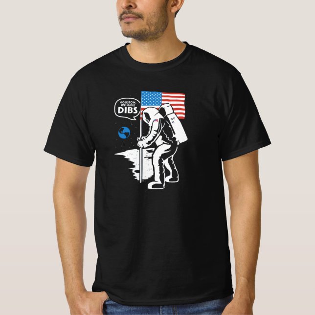 Moon Landing Dibs T-Shirt (Vorderseite)