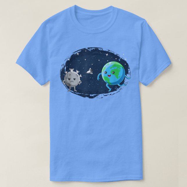 Moon Landing Space Exploration Space Astronaut T-Shirt (Design vorne)