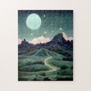 Moon Landscape Fantasy Puzzle