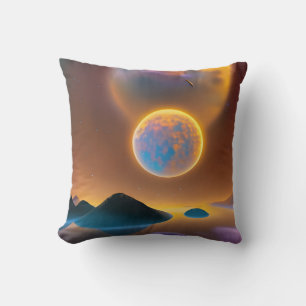 Moon Landschaftskunst Kissen