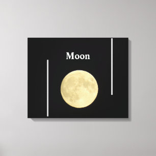 Moon Leinwanddruck