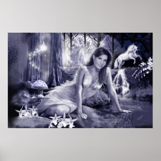 Moon Light Fairy Poster
