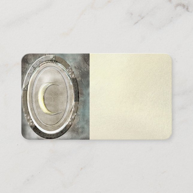 Moon Light Sun Sky Spirituelle Business Cards Visitenkarte (Vorderseite)
