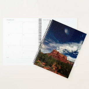 Moon Light über Sedona, Arizona Planer