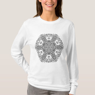 Moon Maidens Mandala Long Sleeve T - Shirt