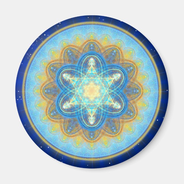 Moon Mandala Magnet (Vorne)