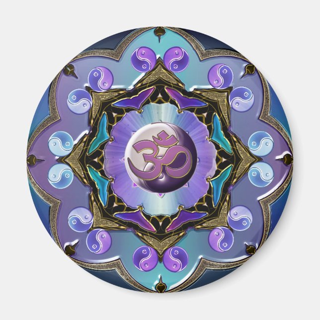 Moon Mandala Variation Magnet (Vorne)