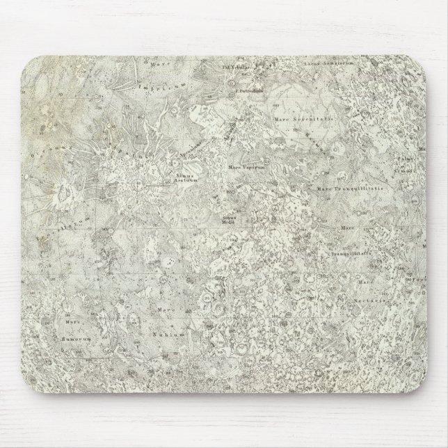Moon Map Mousepad (Vorne)