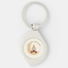 Moon Meditation – Celestial Wellness  Schlüsselanhänger