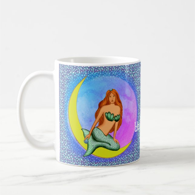 Moon Mermaid Kaffeetasse (Links)